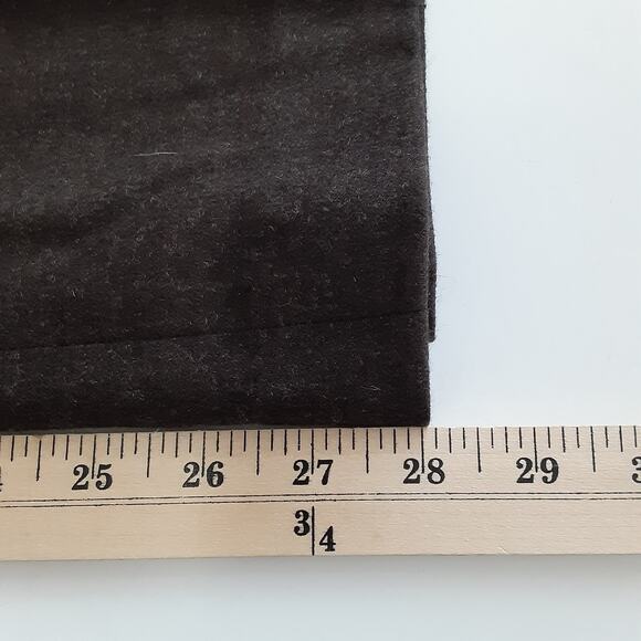 Brooks Brothers Wool Stretch Lucia Straight Leg Trousers Brown Mid Rise Pant 12 - Picture 13 of 14